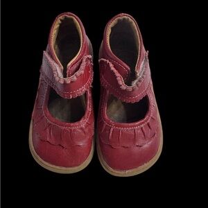 Size 7 red Livie and Luca Shoes infs16
